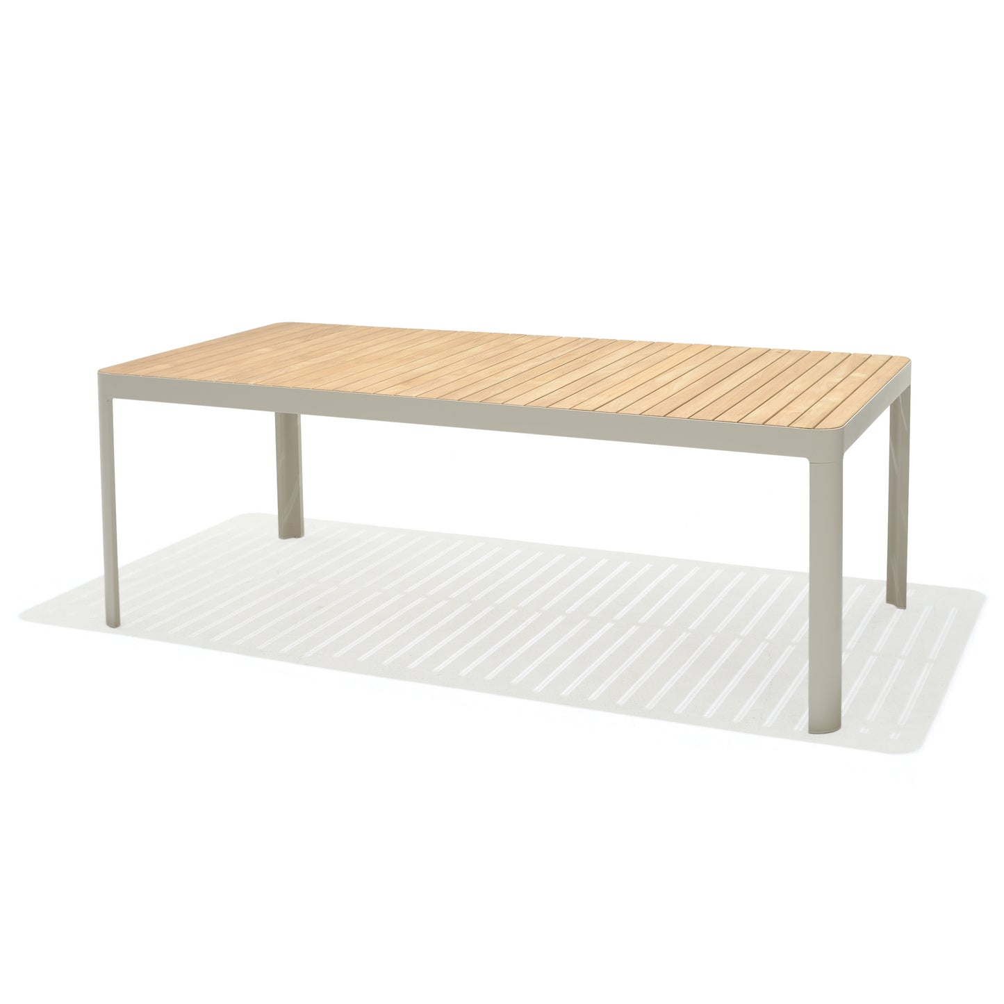 Portals FSC Teak Wood Rectangular Table