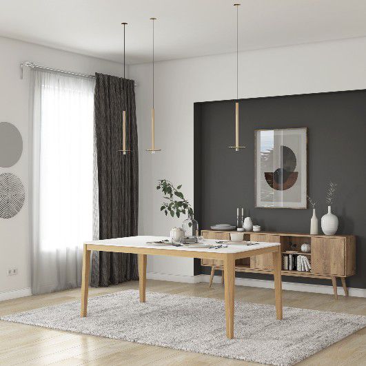 $459 NOW $199 *BRAND NEW* Rectangular 100% FSC Certified Solid Wood Table | Ideal Furniture For Indoor