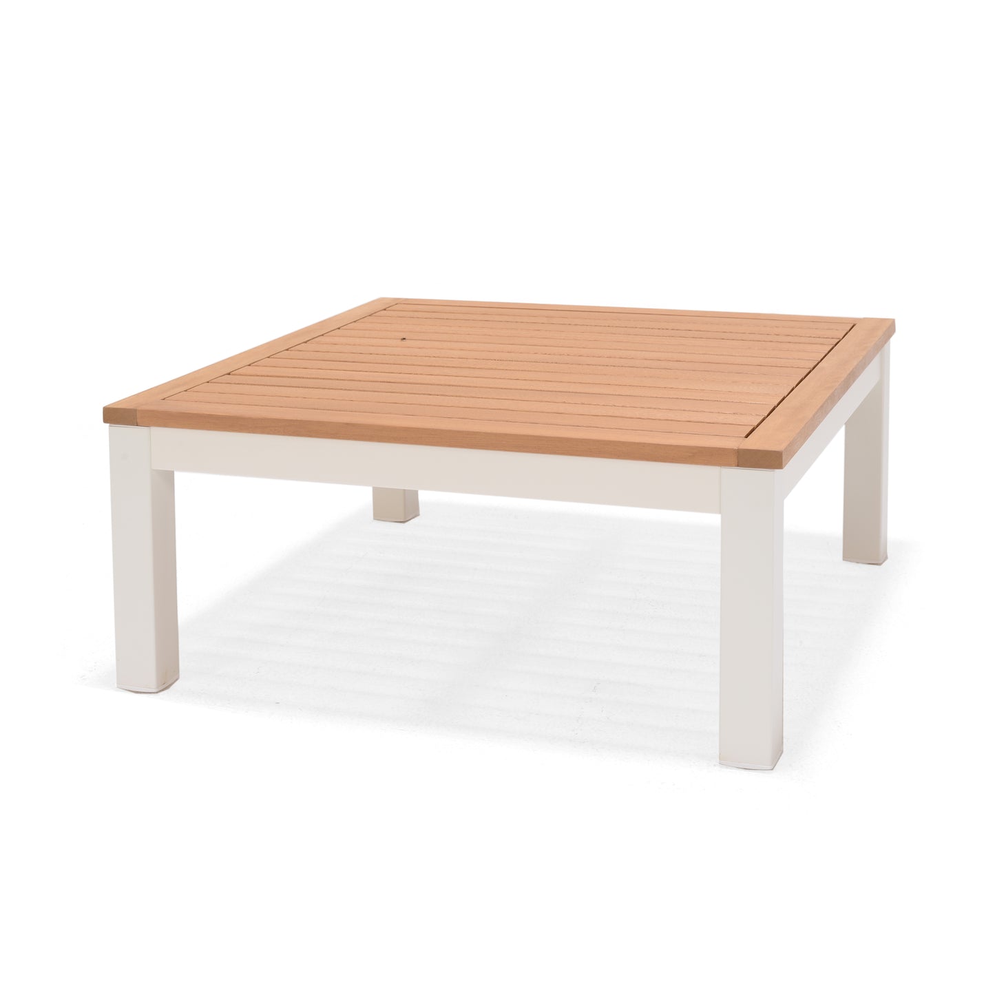 Kings Hydra Aluminum & 100% FSC Certified Solid Wood square sofa table