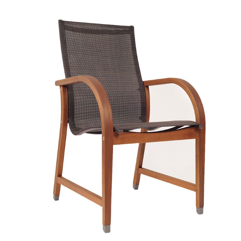 Manhattan 100% FSC Certified Wood Teak Finish Chair