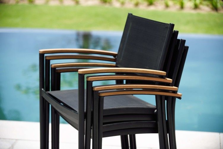 WAS $3199 NOW $1659 BRAND NEW BRAND NEW 9 PIECES Square Dining Set With Stackable Chairs, 100% FSC Teak Finish Wood, Ideal Furniture For Outdoor & Patio
