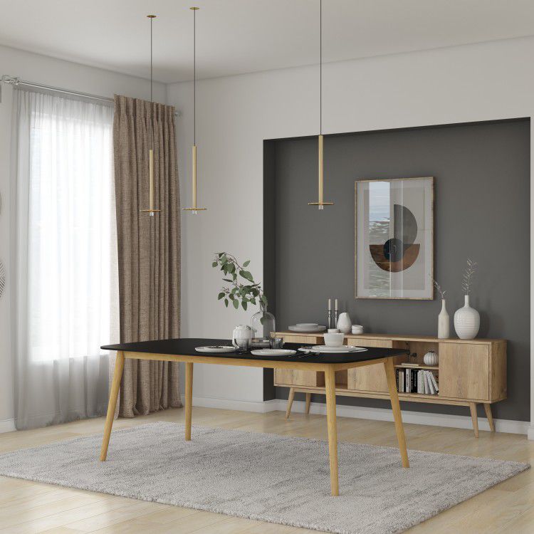 WAS $459 NOW $199 *BRAND NEW* Rectangular 100% FSC Certified Solid Wood Table | Ideal Furniture For Indoor