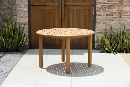 WAS $499. NOW $299 *BRAND NEW* Round 100% FSC Certified Wood Dining Table | Ideal Furniture For Outdoor
