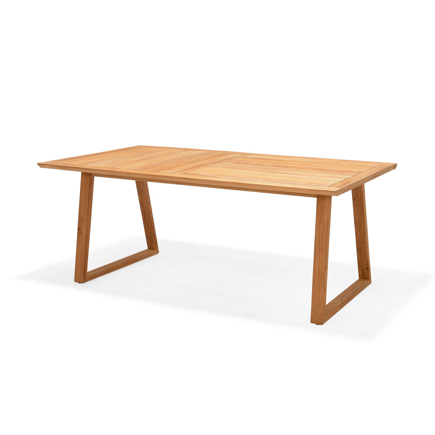 Agate Teak 100% FSC Certified Solid Wood rectangular coffee Table