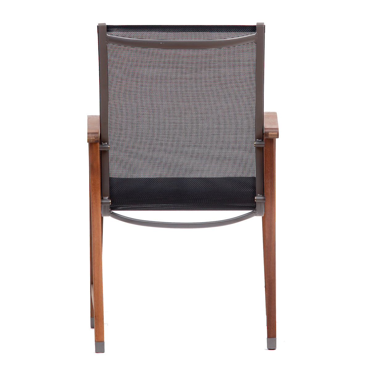 WAS $299. NOW $99. BRAND NEW Arm Brown Chair Made Of 100% FSC Solid Wood & Weather-Net, Ideal Furniture For Outdoor