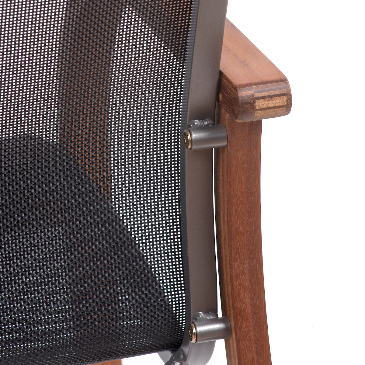 WAS $299. NOW $99. BRAND NEW Arm Brown Chair Made Of 100% FSC Solid Wood & Weather-Net, Ideal Furniture For Outdoor