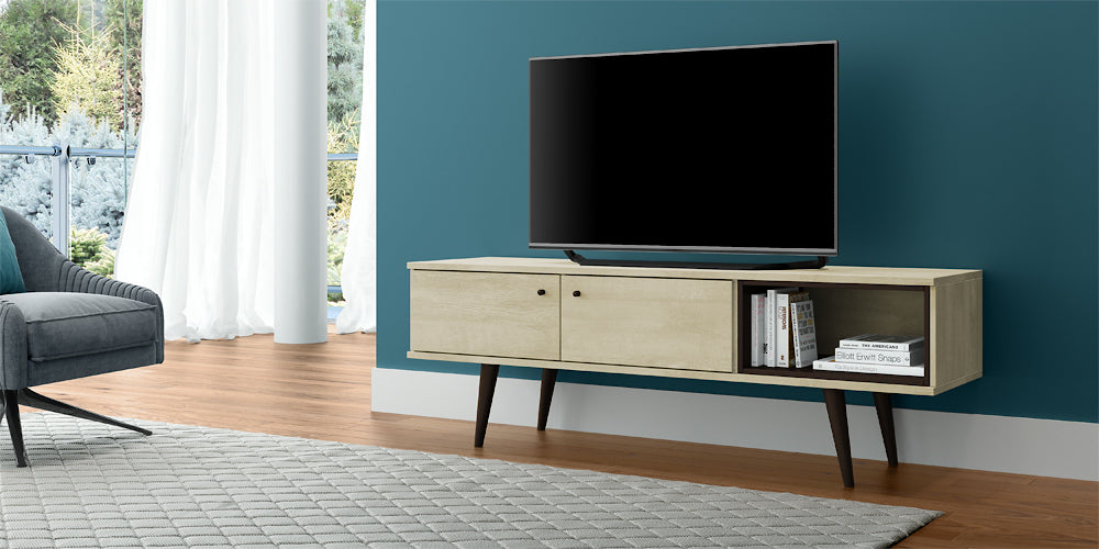 WAS $179 NOW $95 *BRAND NEW* 63 Inch TV Stand | Ideal Furniture For Indoor