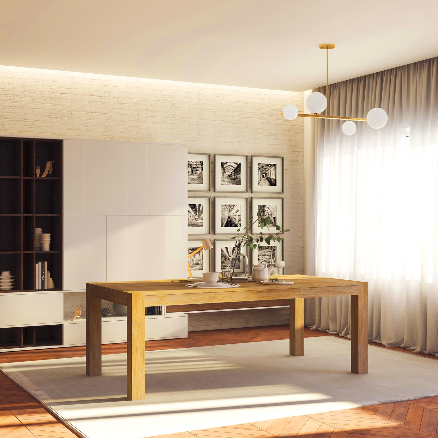 WAS $799 NOW $399 *BRAND NEW* Rectangular Wood indoor Table