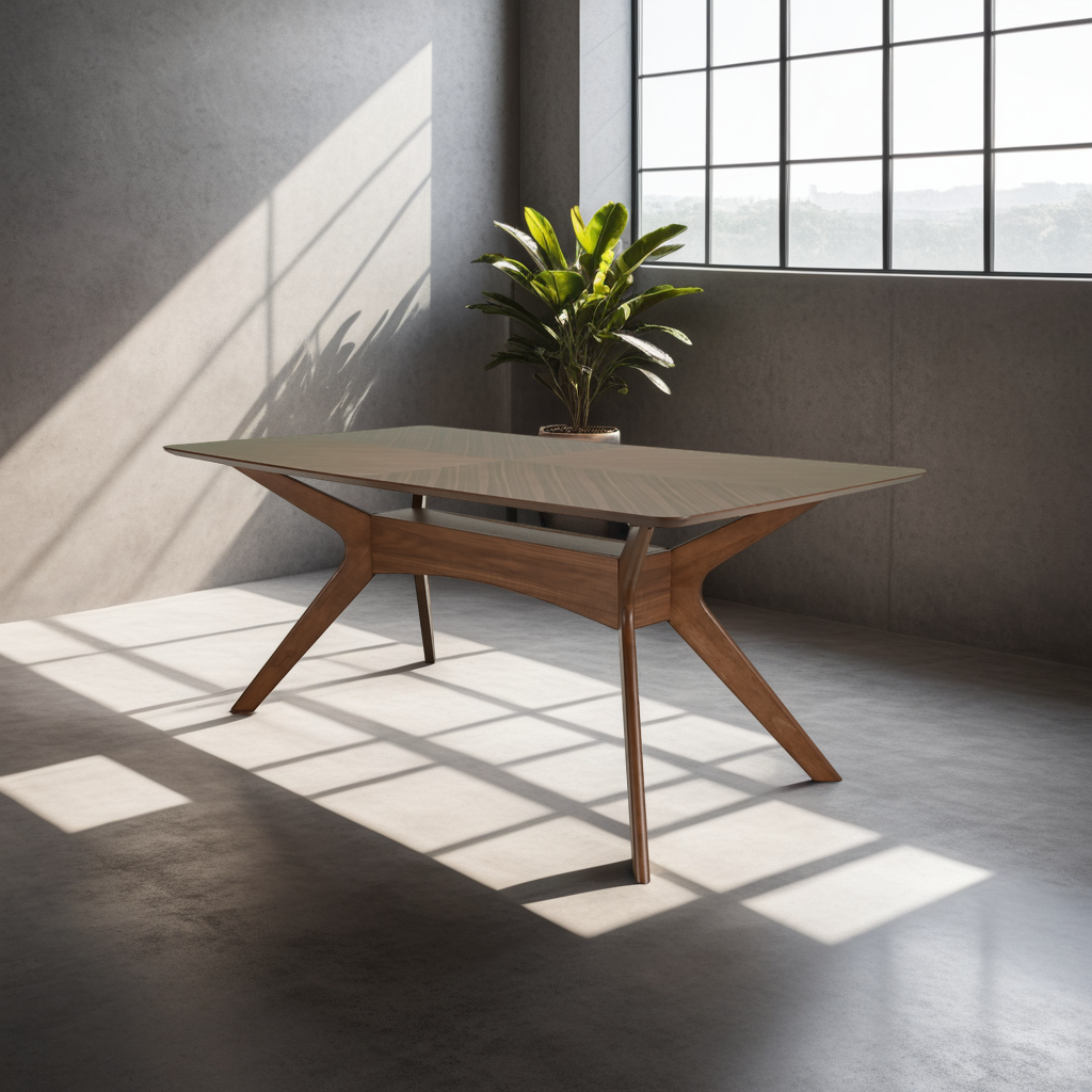WAS $899 NOW $449 BRAND NEW Solid Rubber Wood Dining Table Ideal Furniture For Indoor