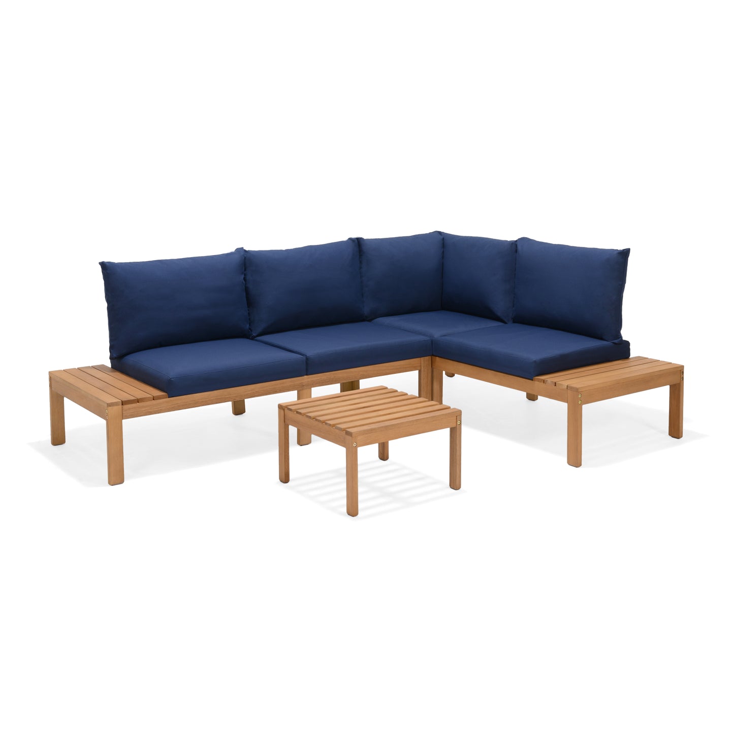 Griffin 100% FSC Certified Solid Wood With Cushion Seating Set