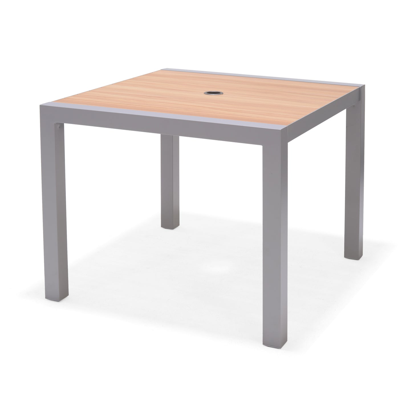 Panama Square Dining Table Die-Cast Aluminum