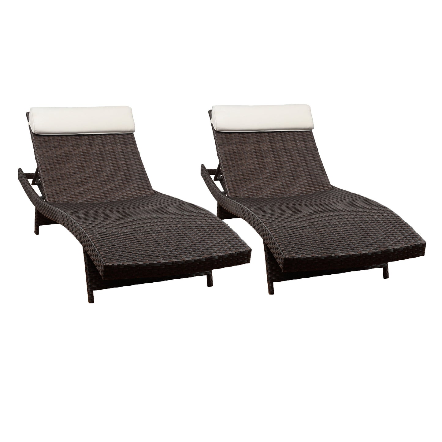 Florida Grey Wicker Lounger