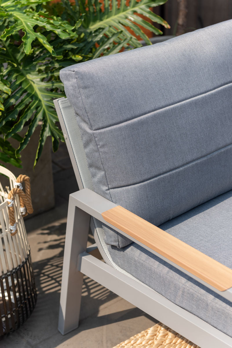 Panama 3 Pieces Aluminum Corner Sofa Set