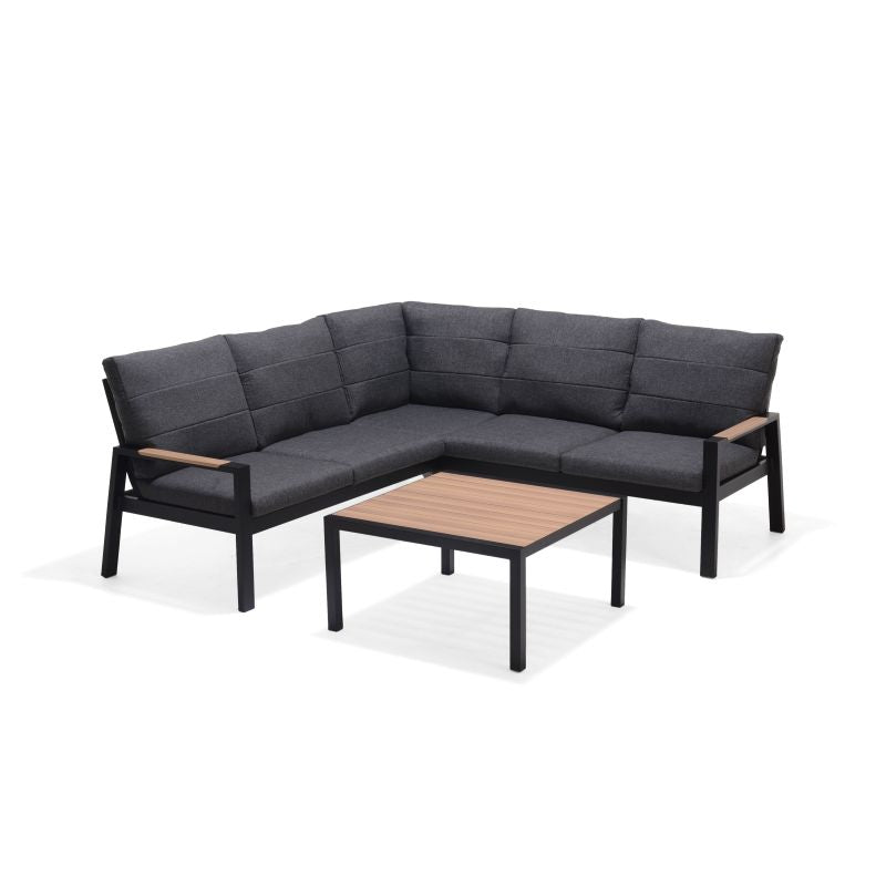 Panama 3 Pieces Aluminum Corner Sofa Set