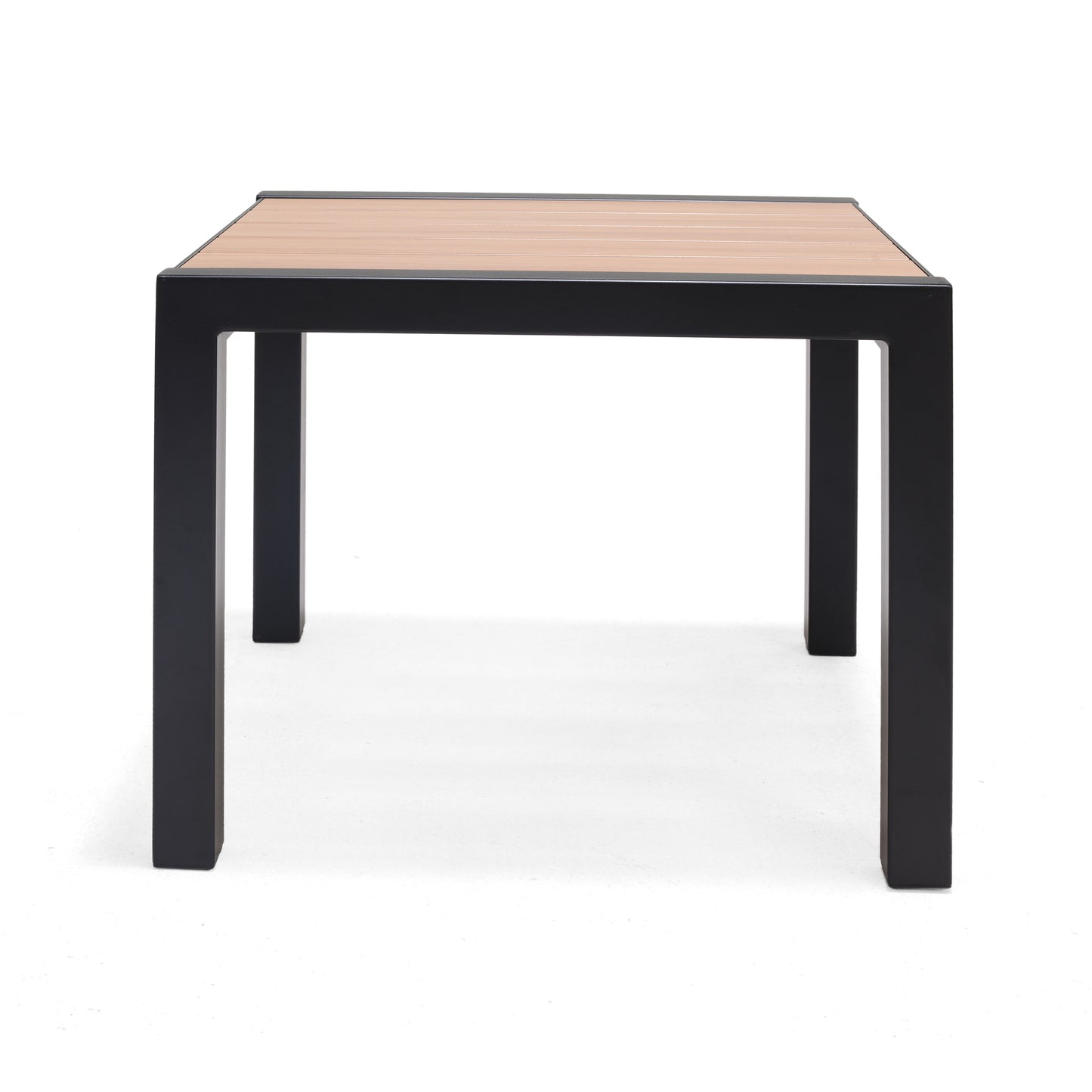 Panama coffee Square Aluminum Black table