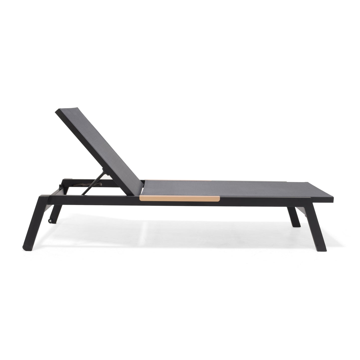 Panama Sun Aluminum Black Lounger