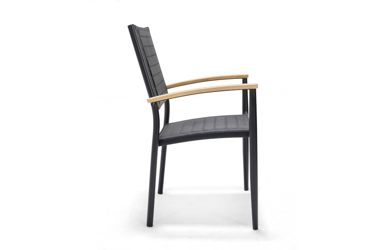 Portals Aluminum stacking armchair