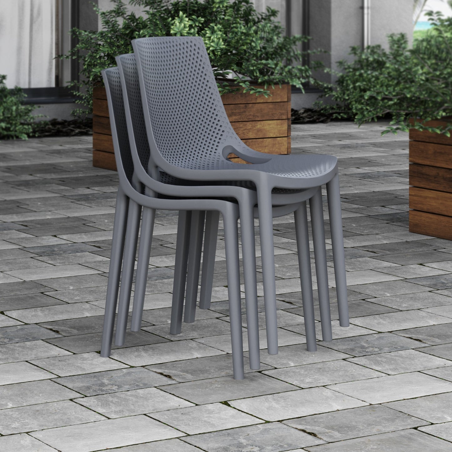 Valen Dining Chair Grey