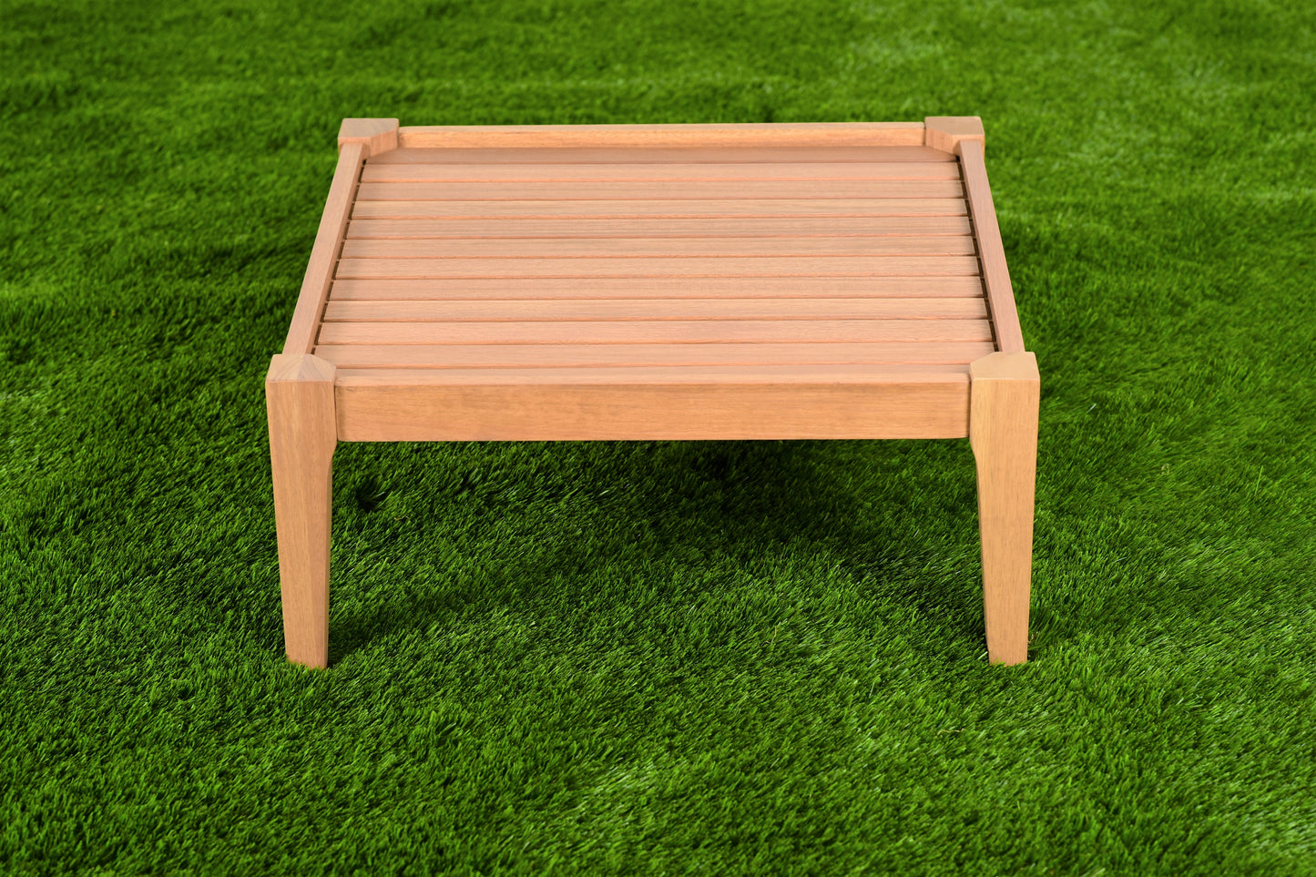 WAS $2499. NOW $999. . BRAND NEW Grey Conversation Set 100% FSC Solid Teak Finish Wood Legs & Olefin, Ideal Furniture For Outdoor