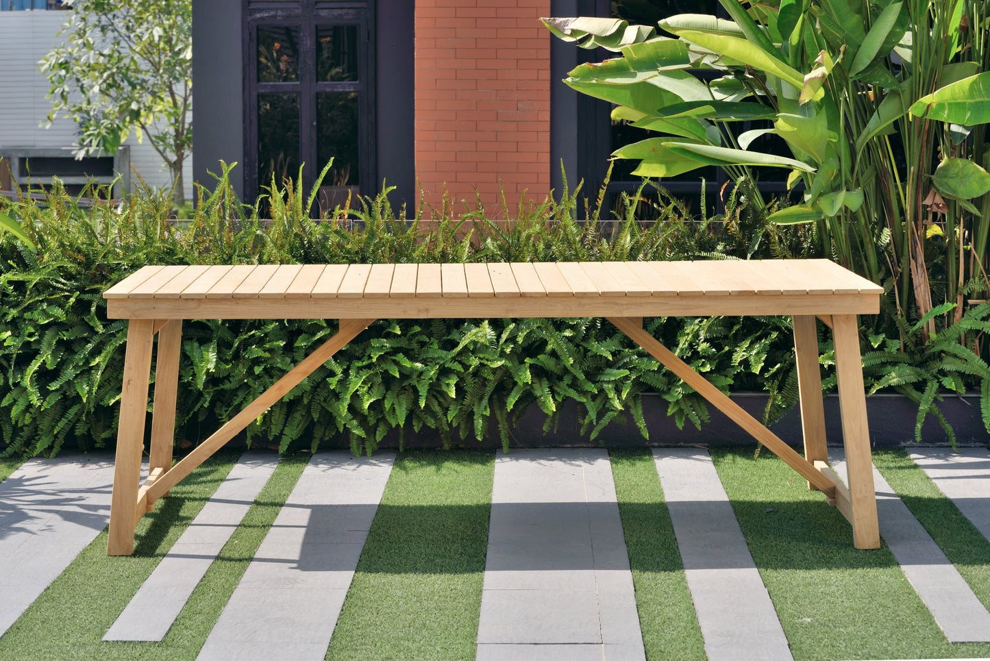 WAS $799 NOW $399 **BRAND NEW* Rectangular 100% FSC Certified Grade A Reclaimed Teak Wood Table | Ideal Furniture For Outdoor