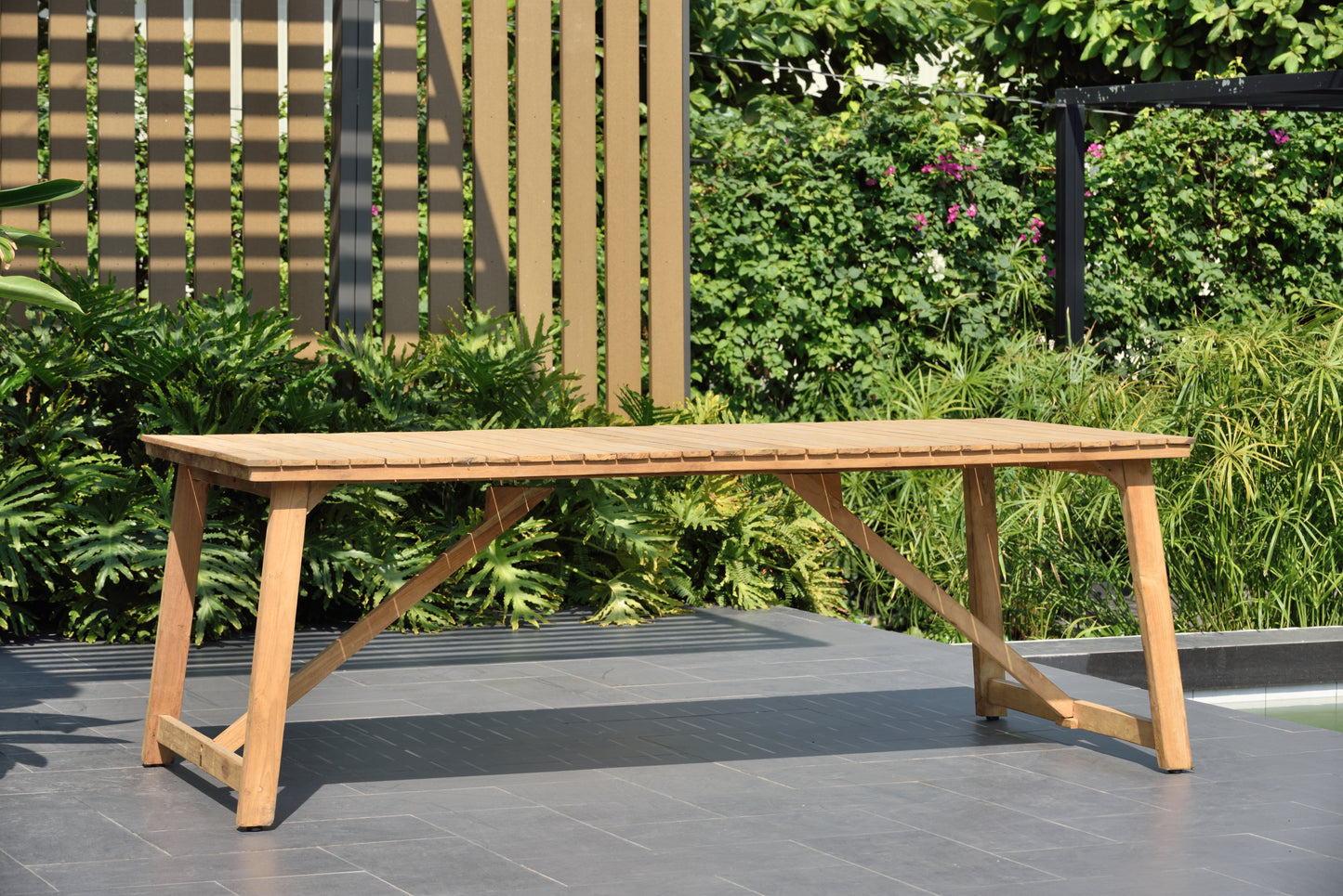 WAS $799 NOW $399 **BRAND NEW* Rectangular 100% FSC Certified Grade A Reclaimed Teak Wood Table | Ideal Furniture For Outdoor