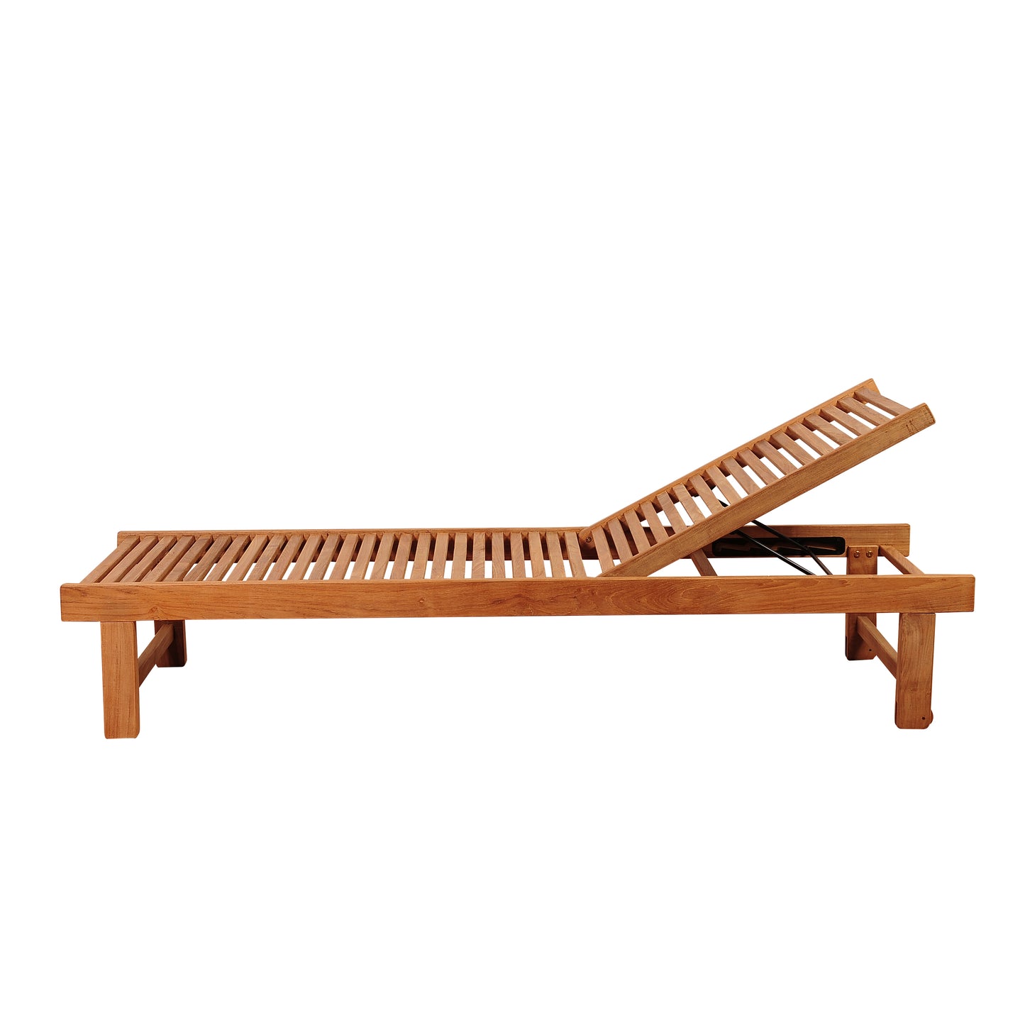 Nias Teak Lounger Without Wheels