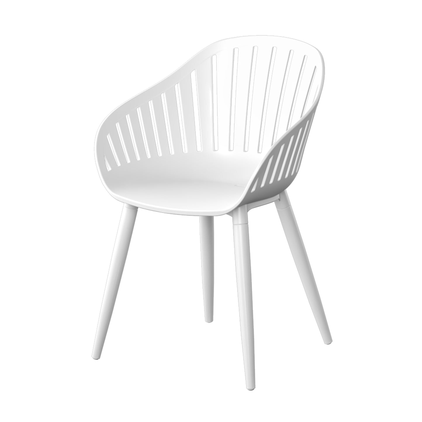 Cannes White Dining Chair