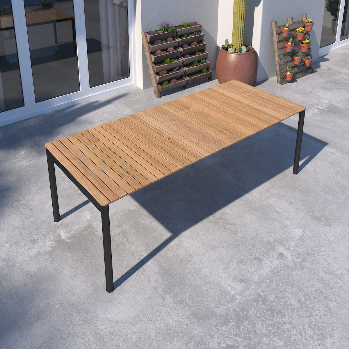 $1999 NOW $1499 *BRAND NEW*  Rectangular Extendable 100% FSC Certified Teak Wood Outdoor Dining Table