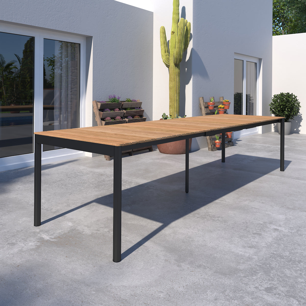 $1999 NOW $1499 *BRAND NEW*  Rectangular Extendable 100% FSC Certified Teak Wood Outdoor Dining Table