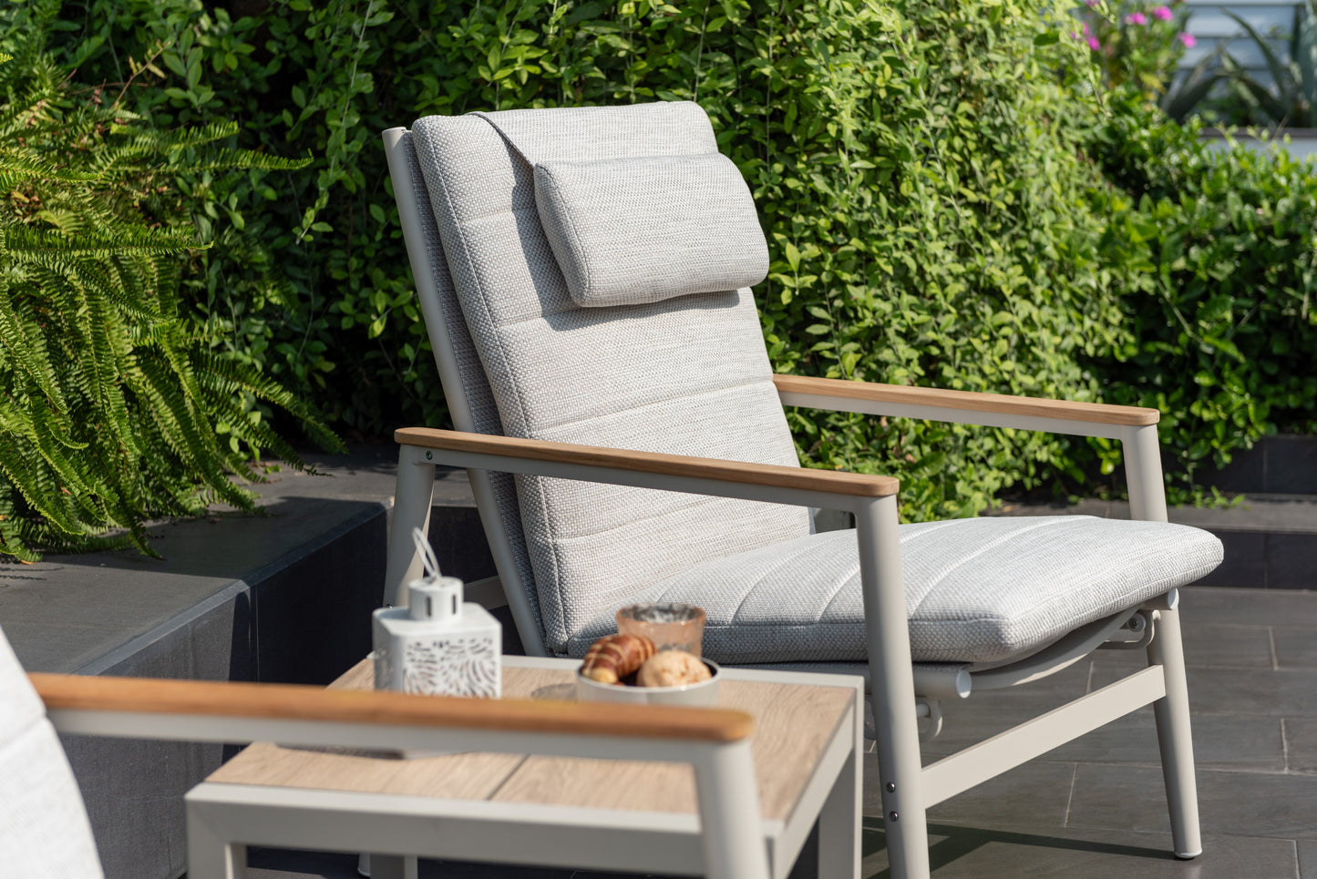 Topaz 2 Pieces Light Lounge Recliner Chair Set