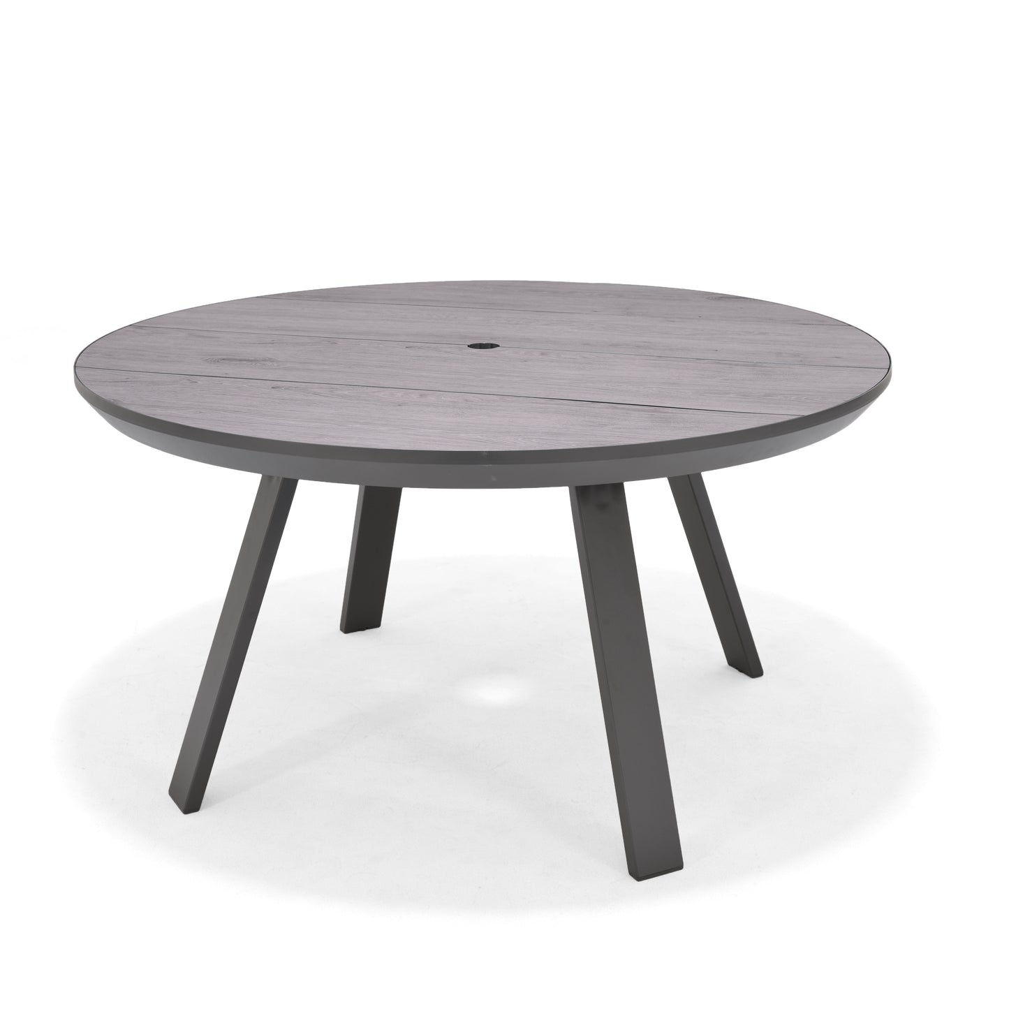 Urbanite Dining Table Die-Cast Aluminum Grey