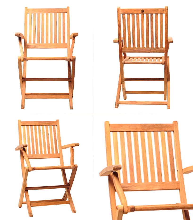 Yogya Teak Wood Folding Armchair