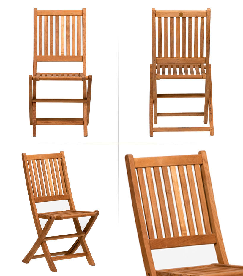 Yogya Side Teak Wood Folding Armchair