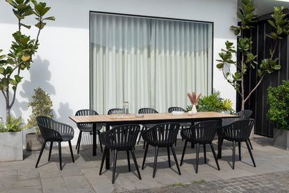 WAS $3499 NOW $2699 *BRAND NEW*  11 Piece Rectangular Extendable Die-Cast Aluminum Outdoor Dining Set