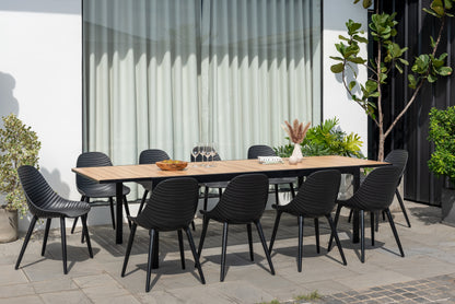 WAS $2999 NOW $2299 *BRAND NEW*  11 Piece Rectangular Extendable Die-Cast Aluminum Outdoor Dining Set