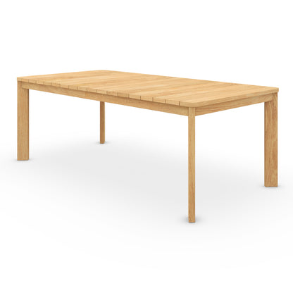 7 Piece Rectangular Dining Set With Olefin Cushions, Made of FSC Teak Wood, Furniture Set For Outdoor And Patio