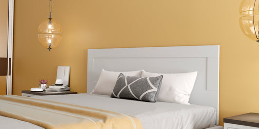 WAS $89 NOW $44 *BRAND NEW* Queen Headboard White | Ideal Furniture For Bedroom