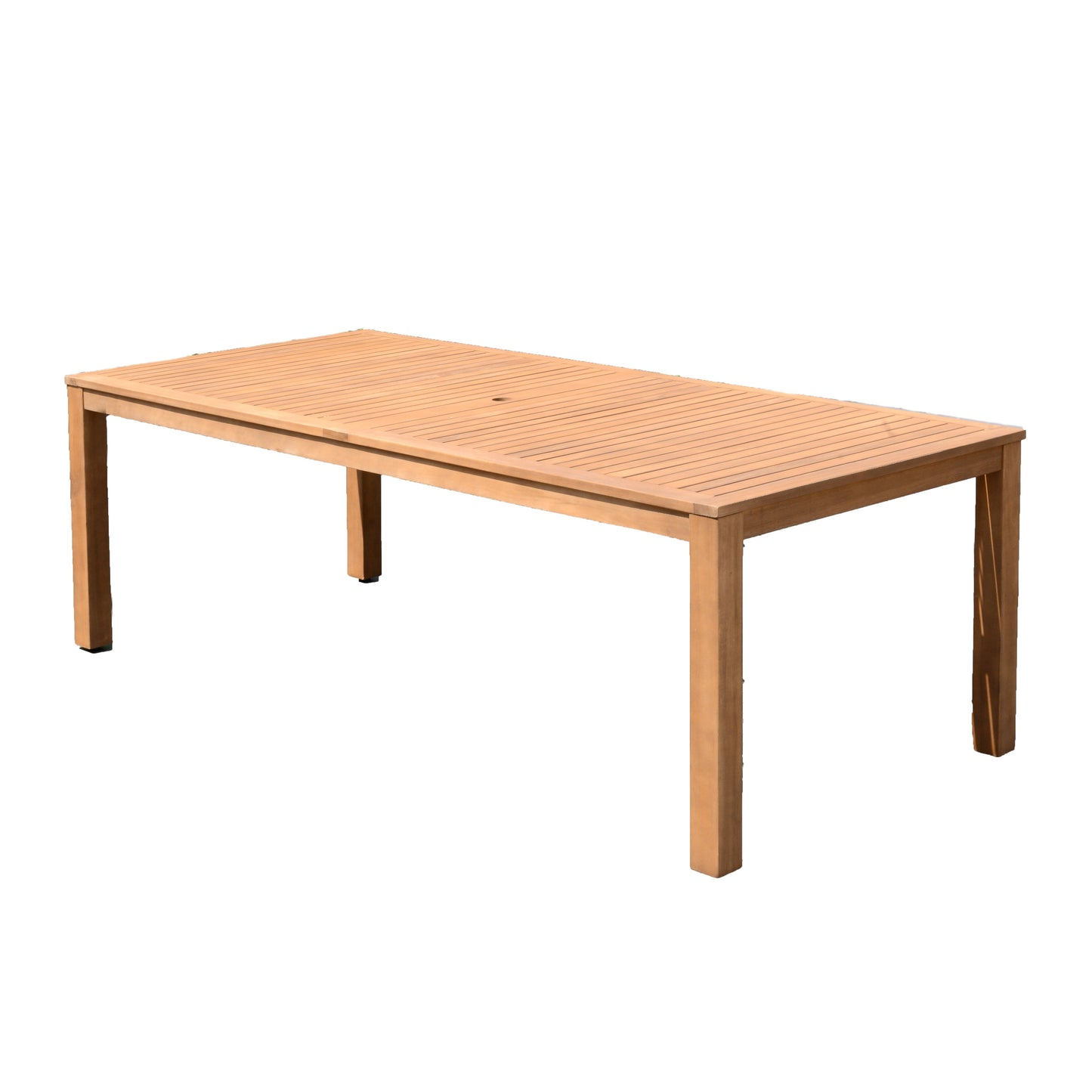 Alama Rectangular Teak Finish 100% FSC Certified Solid Wood Table