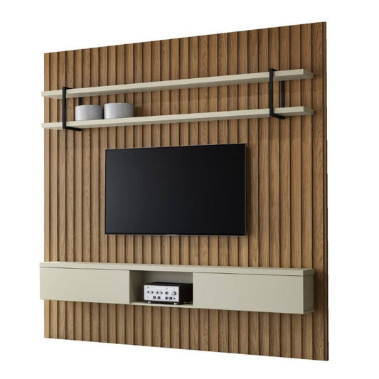 TV Wood Panel Stand for 60" TVs - Sleek, Entertainment Center
