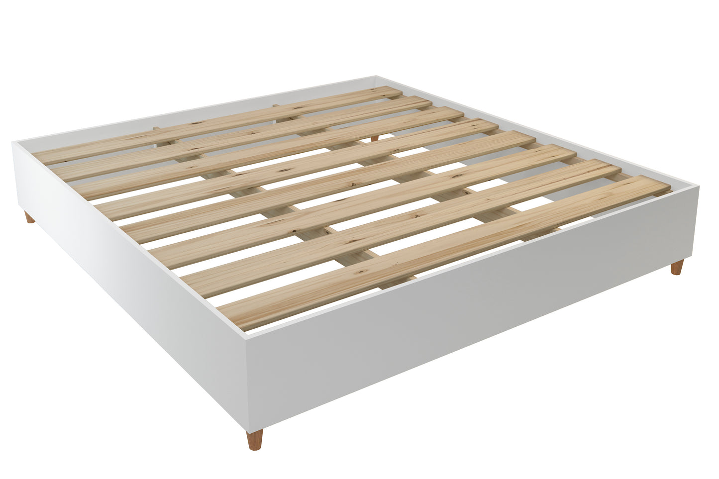 WAS $249 NOW $122 *BRAND NEW* King Bed White | Ideal Furniture For Bedroom