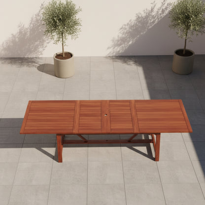 Leyland Deluxe Solid Wood Rectangular Extendable Table