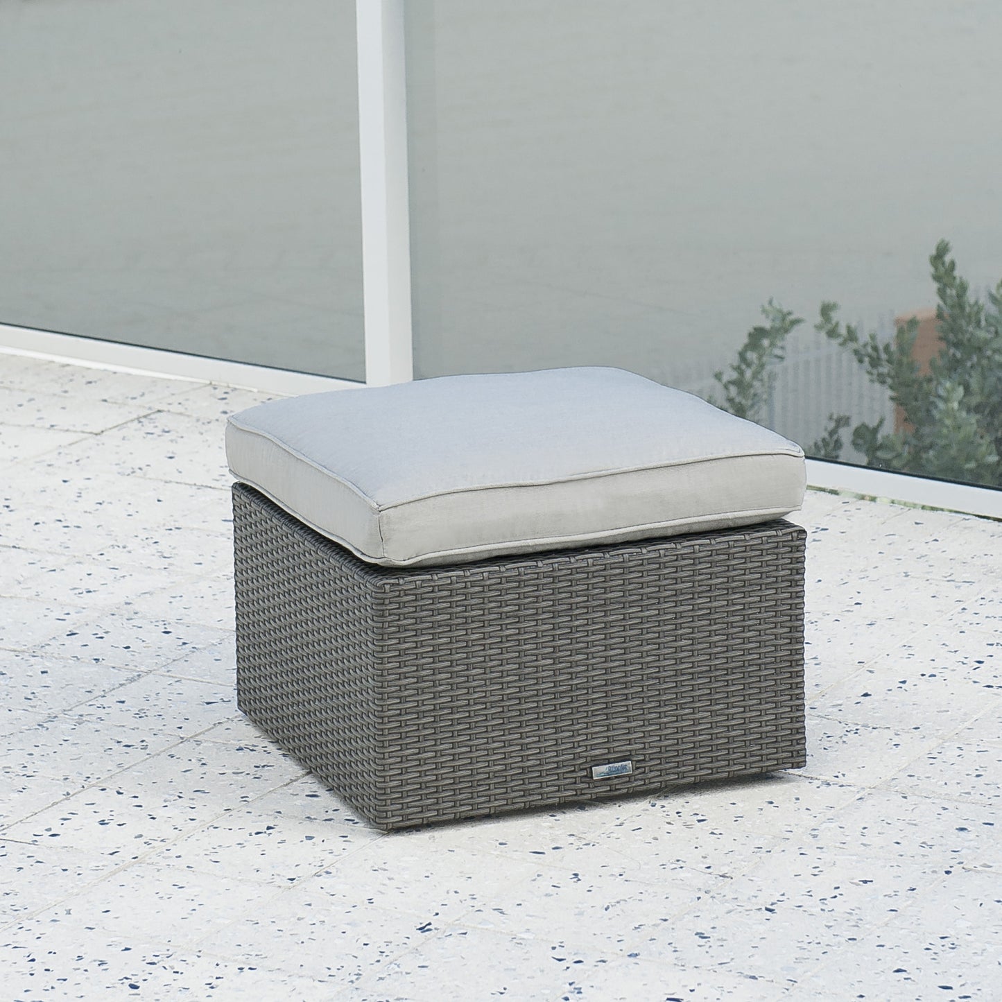 WAS $199 NEW $49 BRAND NEW Ottoman Sunbrella Made Of High-quality Wicker, Ideal Furniture For Outdoor & Patio