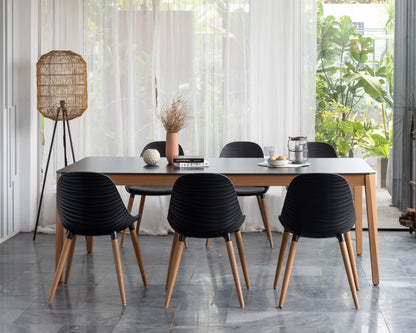 Select 215 100% Solid Hardwood and Duraboard Rectangular Table