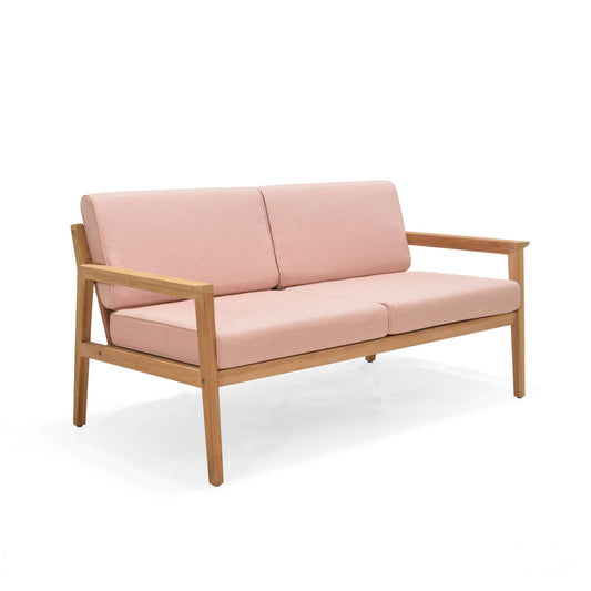 Agate Rope & Teak 100% FSC Certified Solid Wood 2.5 Seater Sofa