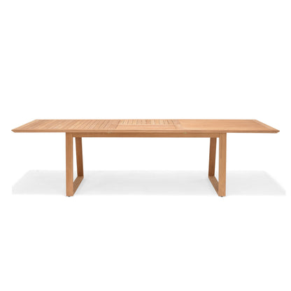 Agate Teak 100% FSC Certified Solid Wood Dining Extendable Table