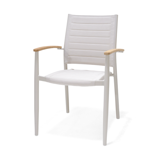 Portals Aluminum stacking armchair