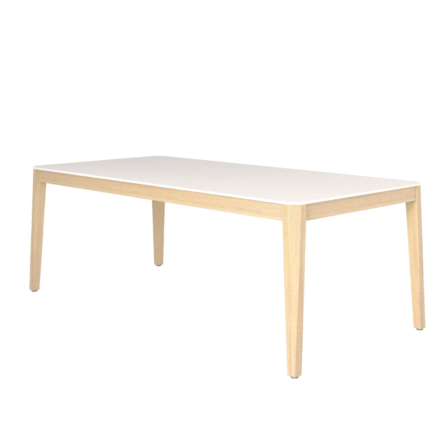 Select 100% Solid Hardwood and Duraboard Rectangular Table