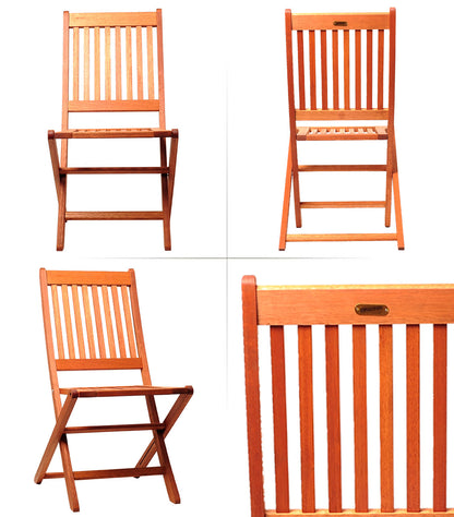 Ipanema 100% Certified Solid Hardwood Folding Chair