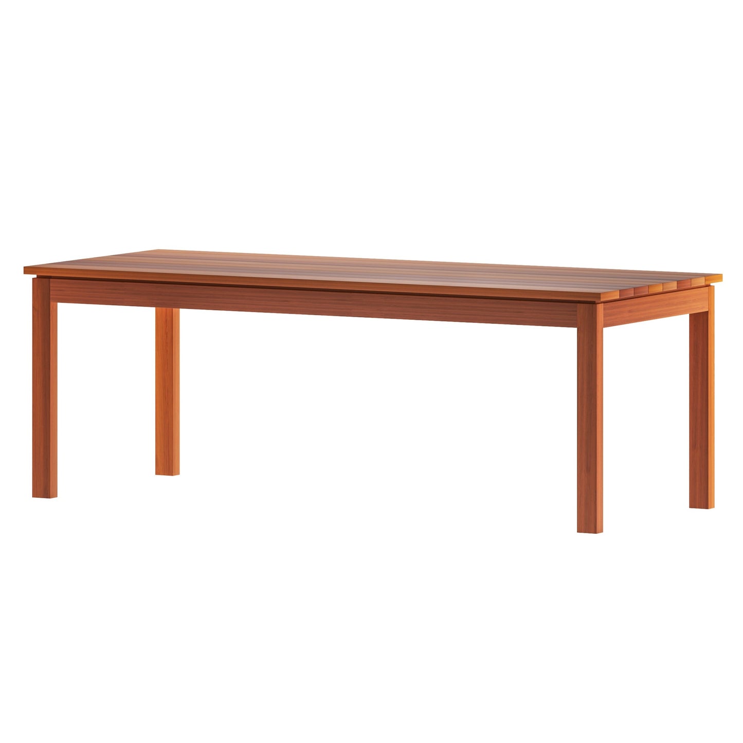 Atalaia 100% Solid Hardwood Extendable Rectangular Dining Table