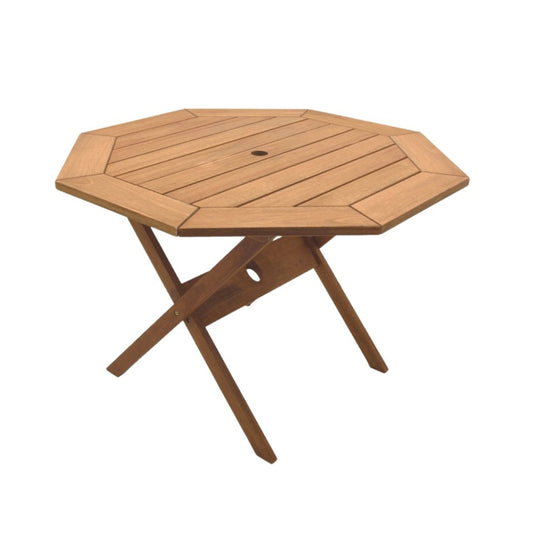 Octogonal 100% Solid Hardwood Folding Table